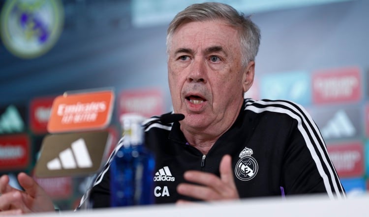 Ancelotti, técnico del Real Madrid. Foto:EFE