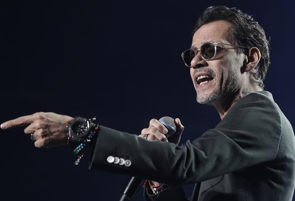 El cantante estadounidense Marc Anthony, durante una presentación en el coliseo Madison Square Garden, en Nueva York.