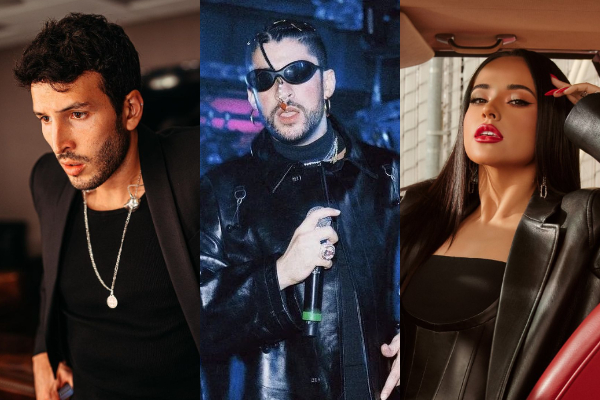 Sebastián Yatra, Bad Bunny y Becky G, entre los artistas con más nominaciones. Fotos: Instagram
