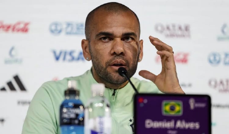 Dani Alves, jugador brasileño. Foto: EFE