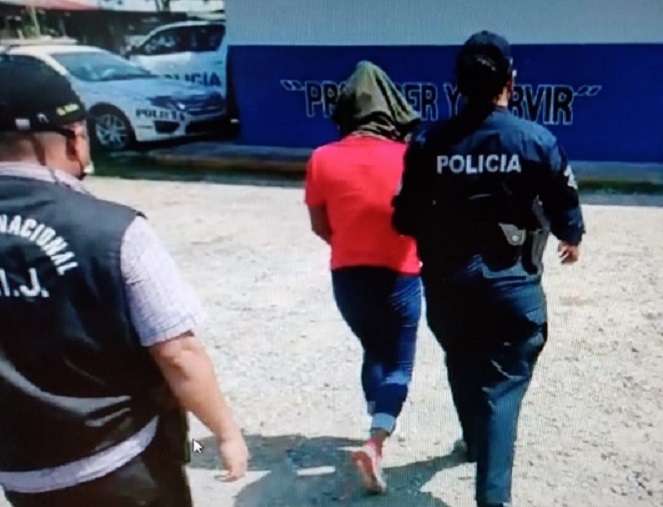 La mujer mantenía una orden de aprehensión emitida por el Ministerio Público. Foto: Mayra Madrid