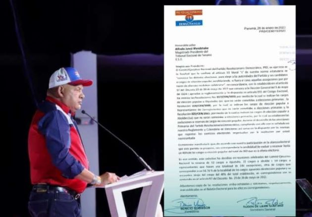 El PRD tiene 727,302 inscritos, según cifras emitidas por la Dirección Nacional de Organización Electoral (DNOE).