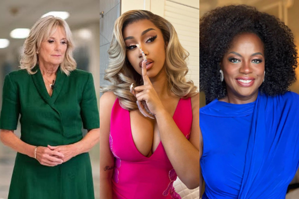 Jill Biden, Cardi B y Viola Davis. Fotos: @drbiden / @iamcardib / @violadavis