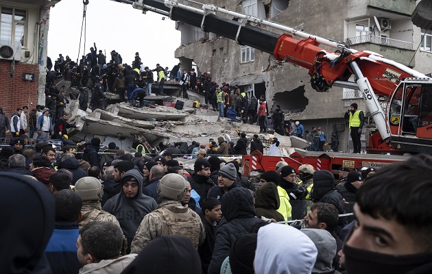 El terremoto ocurrió al sur de Turquía. Foto: EFE