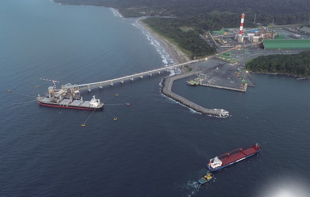 Minera Panamá suspendió las operaciones de carga a inicios de semana. Foto: CP