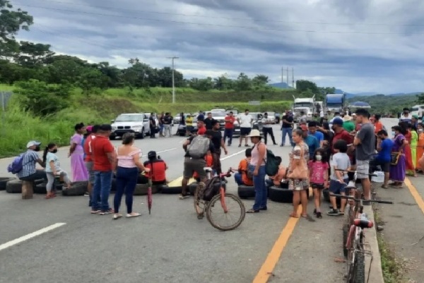 El año pasado grupos originarios protagonizaron cierre de calles que causaron graves daños a la economía chiricana. Foto. Archivo