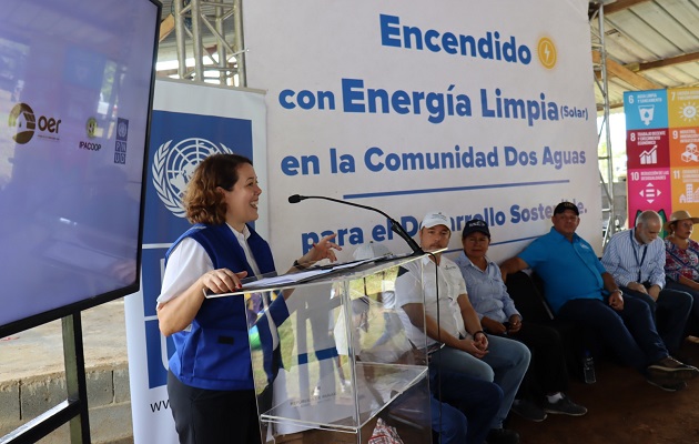 La colocación de paneles solares impactan a 114 personas. Foto: Cortesía