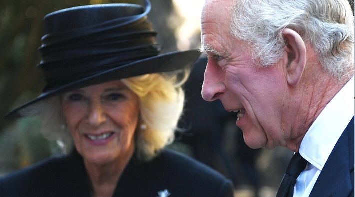 Camila y su esposo, el rey Carlos III. Foto: EFE