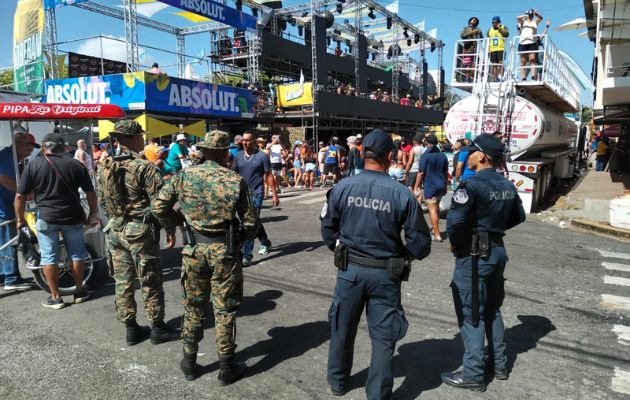 Operativos de los estamentos de seguridad. Foto: Cortesía