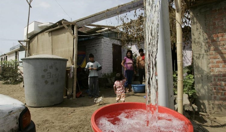Drinking water, regional weakness