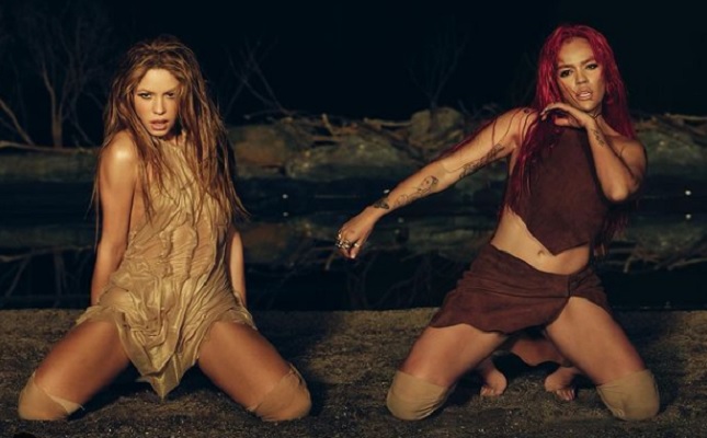 Shakira and Karol G are causing a stir after their theme song details