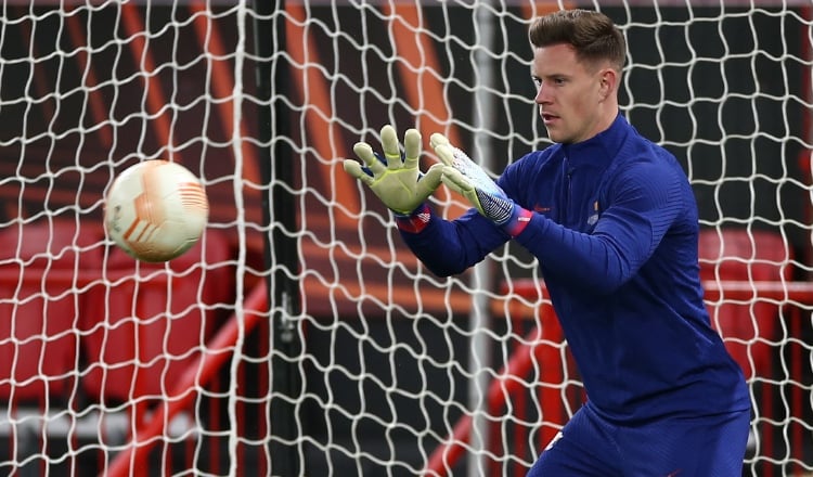 Ter Stegen, portero del FC Barcelona. Foto: EFE