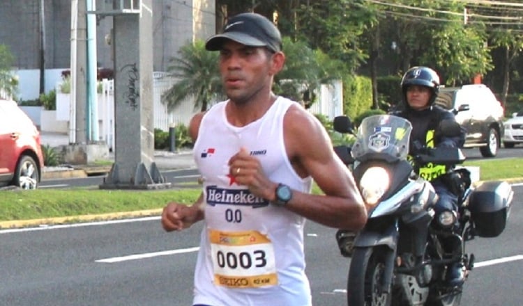 Jorge Castelblanco, maratonista panameño.  Foto: cortesía
