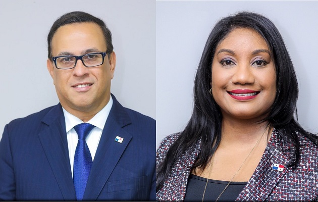 Luis Denis Arce e Ileana Molo dirigirán Pandeportes y el Ifarhu, respectivamente. Foto. Presidencia