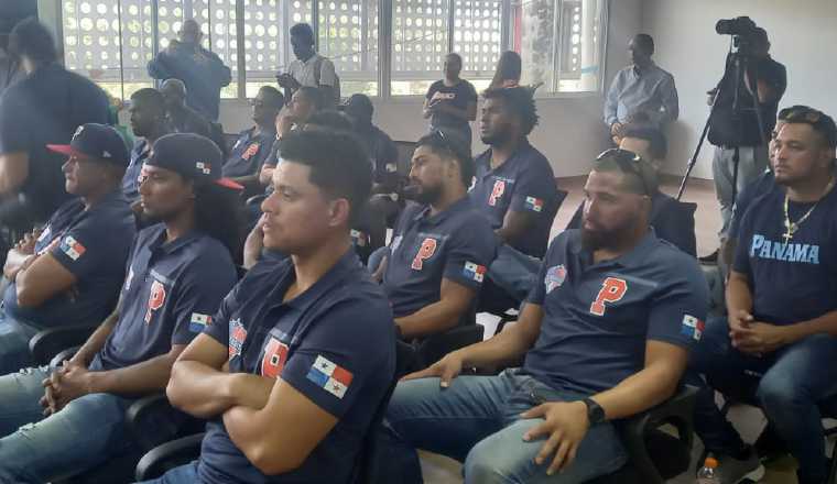 Jugadores del equipo de Panamá para el Clásico Mundial de Béisbol. Foto: Jaime Chávez Jugadores del equipo de Panamá para el Clásico Mundial de Béisbol. Foto: Jaime Chávez