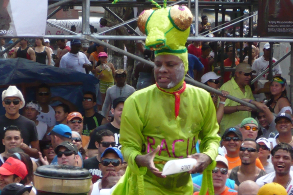 'La Ñata' con uno de sus particulares disfraces. Foto: Archivo 'La Ñata' con uno de sus particulares disfraces. Foto: Archivo