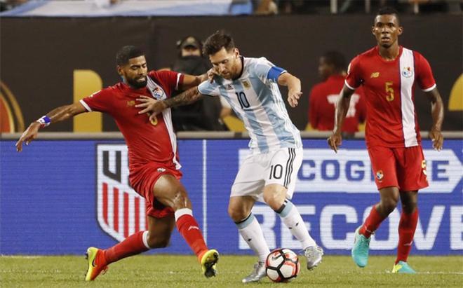 Panamá y Argentina se enfrentaron por última vez en Copa América Centenario 2016. Foto: EFE