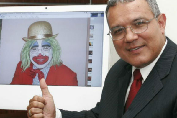 Luis Eduardo Sagel, intérprete del payaso Pin Pin. Foto: Archivo