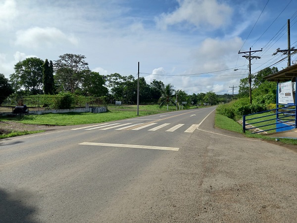 Vista de la carretera Panamericana, en la entrada de Metetí, Darién. Foto: Archivo