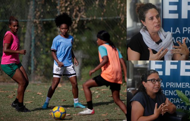 Las mujeres panameñas alcanzaron un histórico logro al clasificar por primera vez a un mundial de fútbol femenino. Foto: EFE
