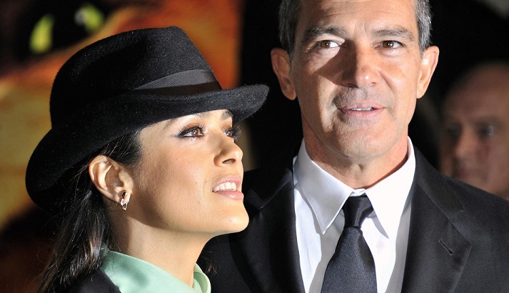 Antonio Banderas and Salma Hayek, hosts of the Oscars