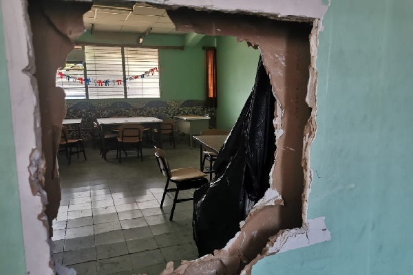 Las instalaciones del Instituto Profesional y Técnico de Veraguas se encuentran en mal estado. Foto. Melquíades Vásquez