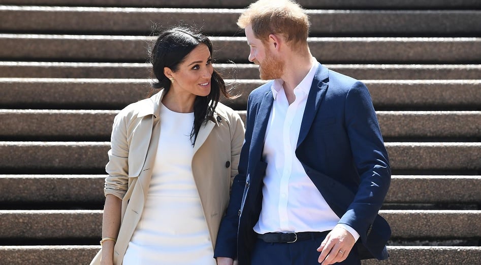 Meghan y Harry. Foto: EFE