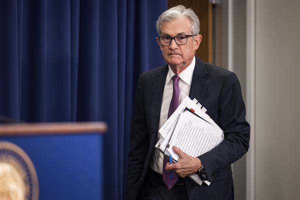 El jefe de la Reserva Federal de EE.UU., Jerome Powell.