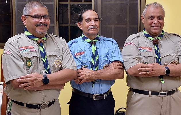 El grupo Scout 55  fue fuerte en numerosas competencias. Foto: Cortesía