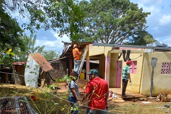 Algunas familias fueron reubicadas en casa de parientes mientras se efectúan las reparaciones de sus hogares. Foto. Eric Montenegro