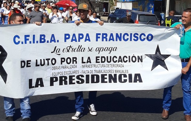 La reunión se programó luego de acciones de calle y suspensión de clases la semana pasada. Foto: Thays Domínguez,