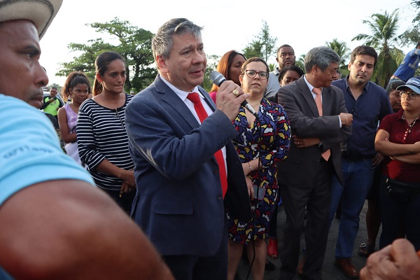 Las autoridades educativas mantendrán una estrecha comunicación con los educadores y padres de familia, para informarles sobre el avance del proyecto y próxima entrega para mayor comodidad de los estudiantes. Foto. Cortesía Meduca