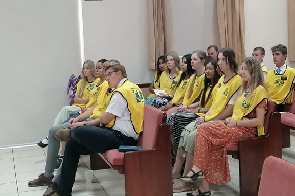 Los miembros de Iglesia de Jesucristo de Los Santos de los Últimos Días, apoyaron en la campaña de donación de sangre. Foto. Cortesía