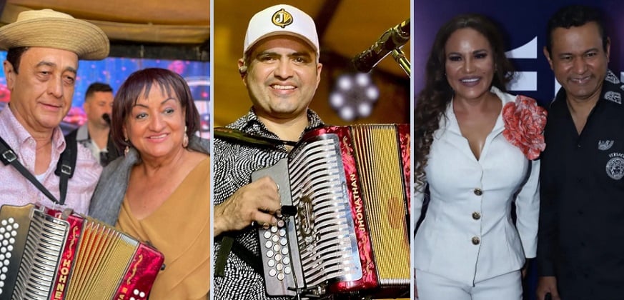 Alfredo Escudero, Jhonathan Chávez, Samy y Sandra Sandoval. Foto: Instagram