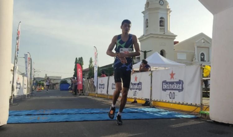 Edwin Rodríguez, atleta de Veraguas. Foto: Cortesía