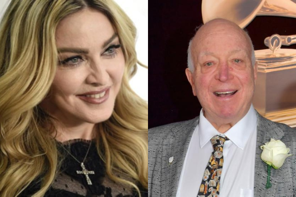 Madonna y Seymour Stein. Fotos: Archivo / Lester Cohen / Getty Images