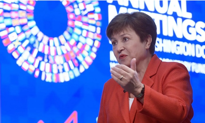 La directora gerente del Fondo Monetario Internacional (FMI), Kristalina Georgieva. Foto: EFE