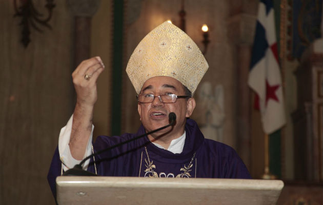 José Domingo Ulloa, arzobispo de Panamá. Archivo.