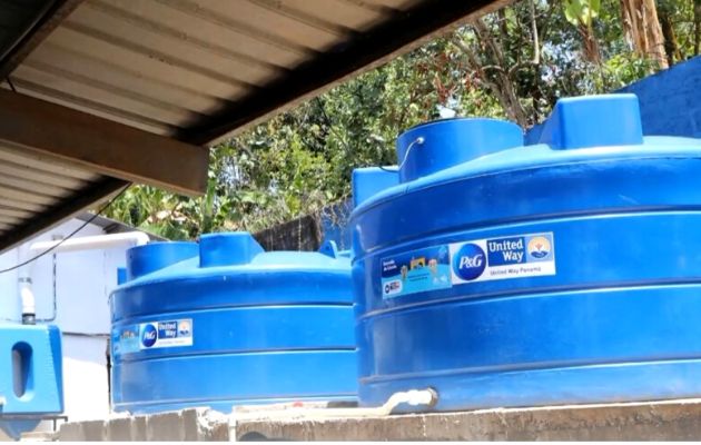 Cosecha de agua en las escuela, una alternativa al desabastecimiento. Foto: Cortesía