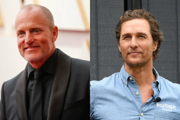 Woody Harrelson y Matthew McConaughey. Fotos: EFE / David Swanson / Dan Himbrechts