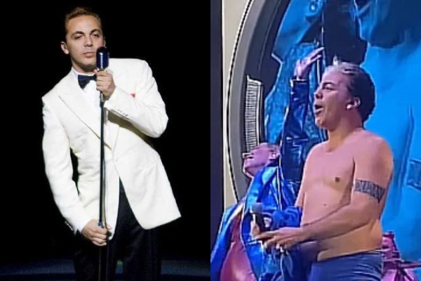 Cristian Castro left in his underwear in the ‘show’