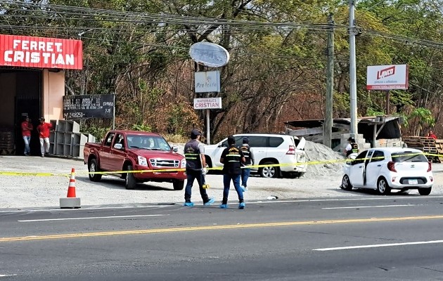  El accidente fue en la entrada  de El Palmar, en San Carlos. Foto: Eric A. Montenegro,