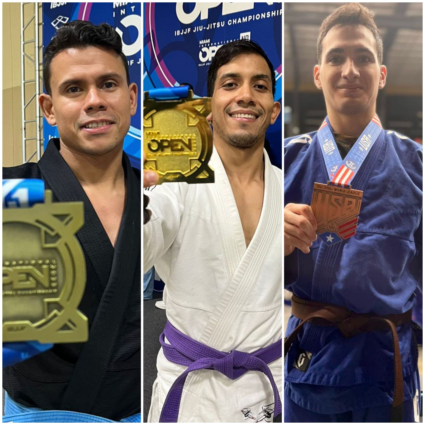 The Panamanian Jiu Jitsu GF team won gold and bronze in the USA