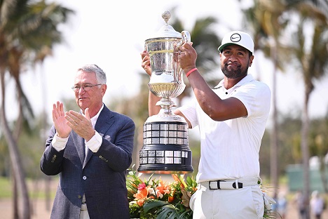 Tony Finau, con una brillante actuación.