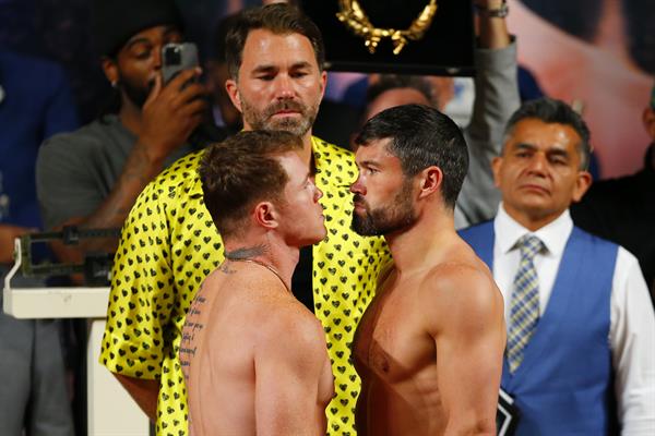 El boxeador mexicano Saul