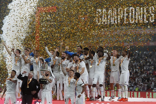 Real Madrid, festeja la Copa del Rey.