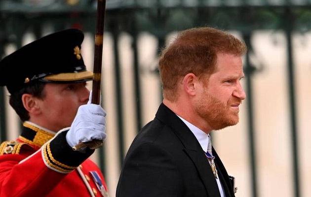 Harry solo estuvo un par de horas en Reino Unido. Foto: EFE