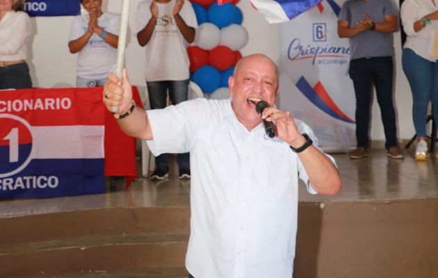 El precandidato presidencial por parte del PRD, Crispiano Adames. Foto: Cortesía