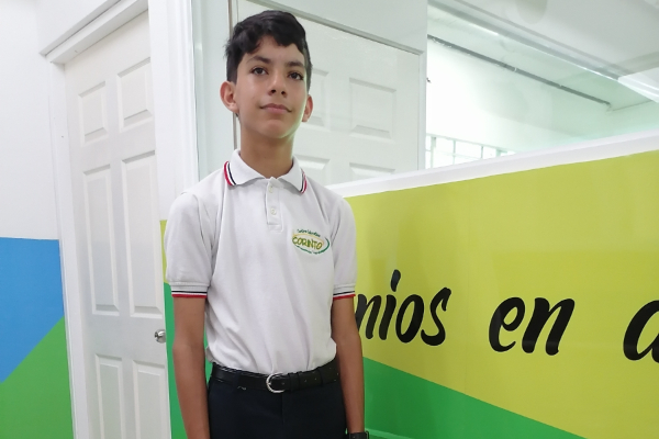Mathias Tortolero, silver medalist in mathematics