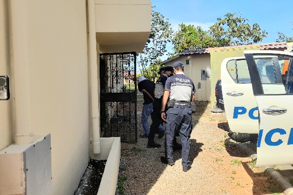 Kenny Alberto Quintero Cedeño, de 54 años, pasará seis meses en la Cárcel de Varones de Chiriquí mientras concluyen las investigaciones. Foto. José Vásquez